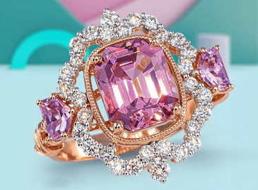 'Old Hollywood' Malaia Garnet Ring