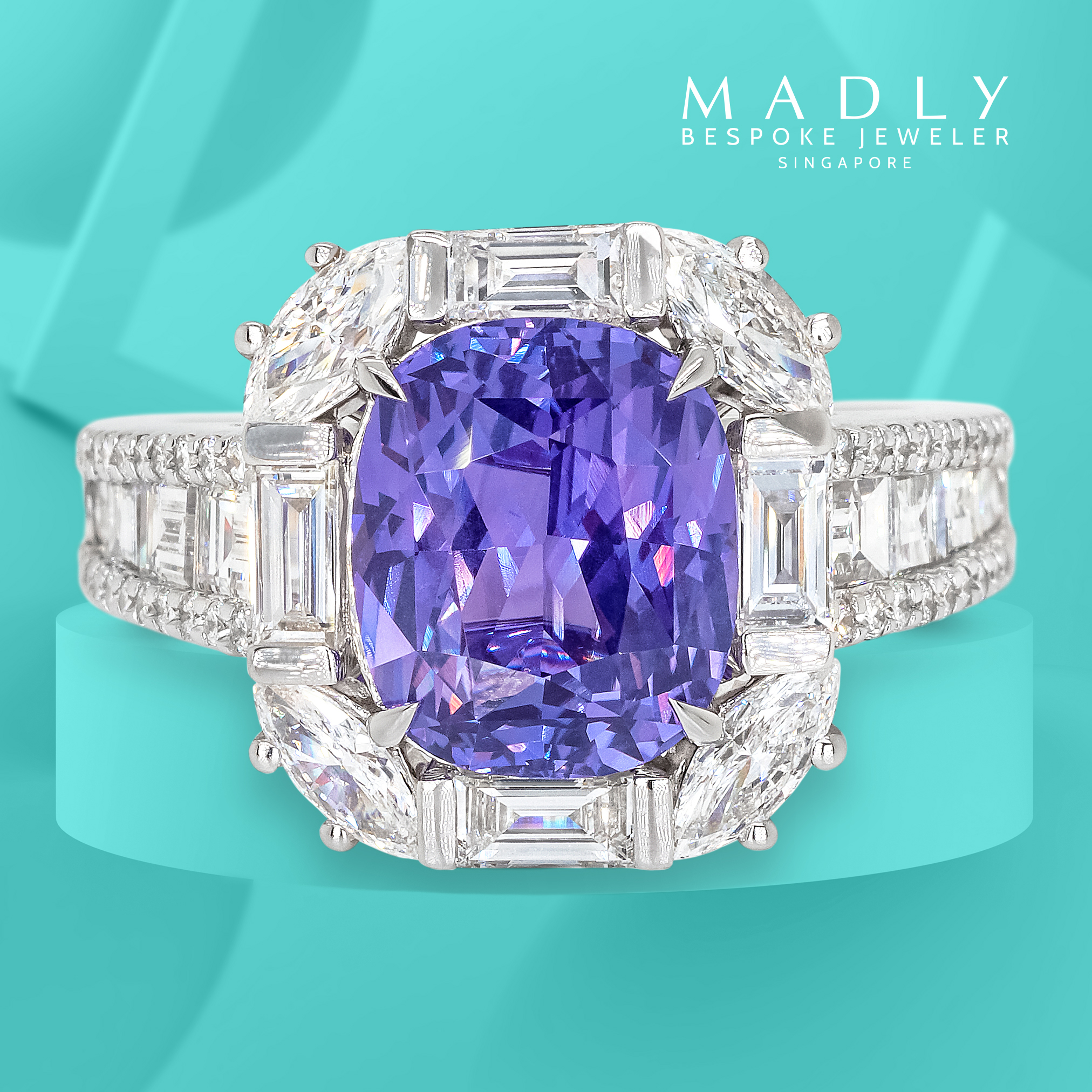 Purple Sapphire Heirloom Jewel - MADLY